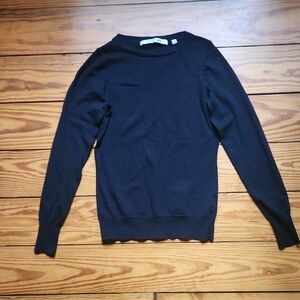 Uniqlo Wool Black Long Sleeve Sweater